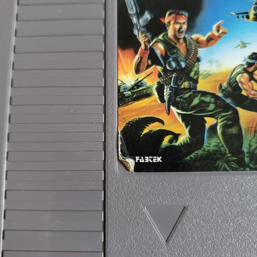 Cabal Nintendo NES Game Milton Bradley NTSC-U/C‎ 1990 Shooter Cartridge Gray